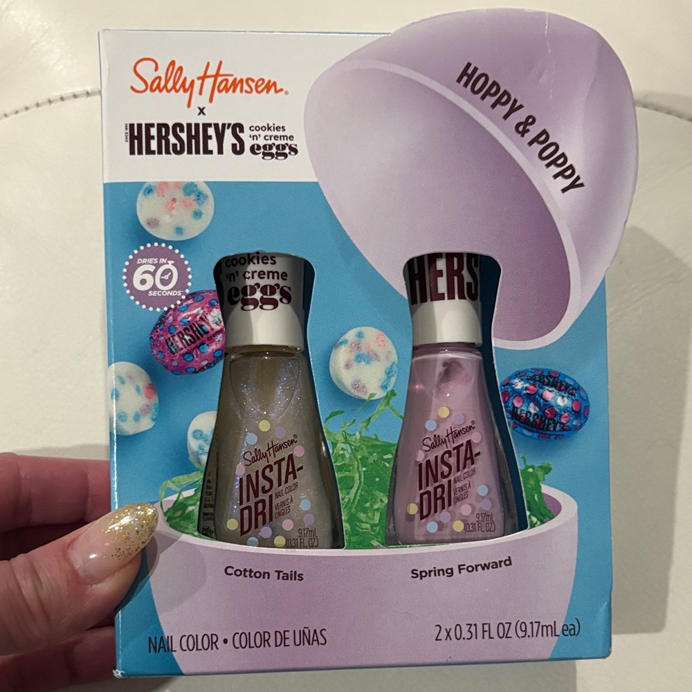x Hershey's Nail Polish Set - Cotton Tails & Spring Forward